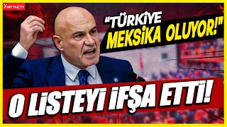 Turhan Çömez Meclis'te O Listeyi İfşa Etti! "Türkiye Meksika Oluyor!"