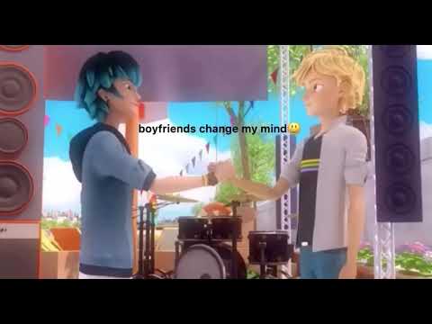 luka and adrien being a couple for 43 seconds