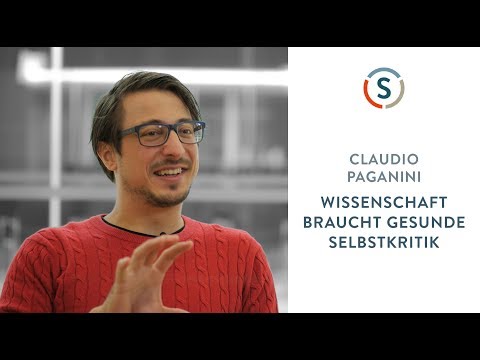 Claudio Paganini: Wissenschaft braucht gesunde Selbstkritik