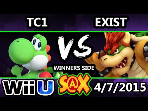 S@X - TC1 (Yoshi) Vs. Exist (Bowser) SSB4 Tournament - Smash Wii U - Smash 4