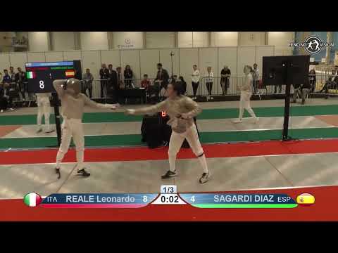 European Championships 2023 CMS - L16 - Leonardo Reale ITA v David Sagardi Diaz ESP