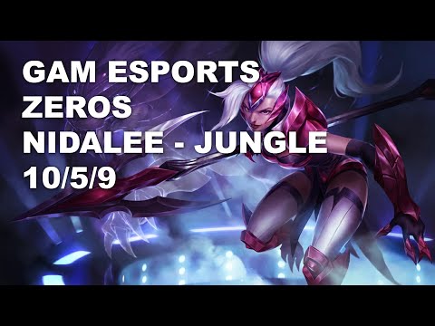 GAM Esports Zeros Jungle Nidalee vs Rek'Sai - KR Master Patch 10.9