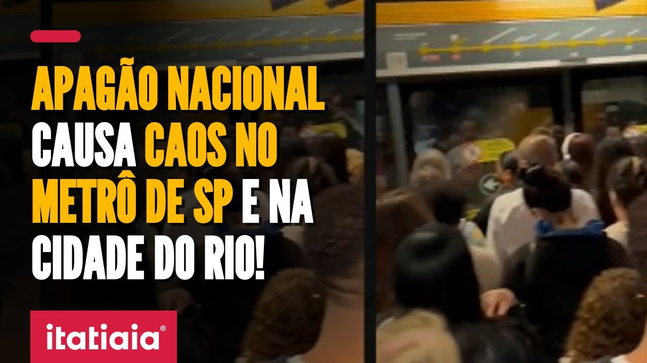 APAGÃO NO BRASIL CAUSA CAOS NO TRANSPORTE DE SÃO PAULO, RIO DE JANEIRO, FORTALEZA E MAIS!