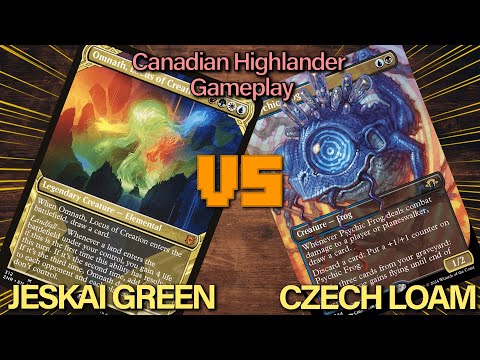 WHATS THE BEST 4 COLOR DECK IN HIGHLANDER??? || Candian Highlander || Jeskai Green vs Czech Loam