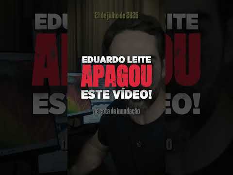 EDUARDO LEITE FALHA MAIS UMA VEZ