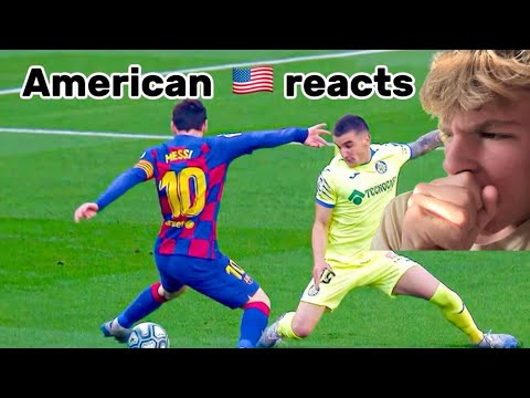 American react to MESSI!!!!!! 🇺🇸 ⚽️ (HE IS CRAZY)