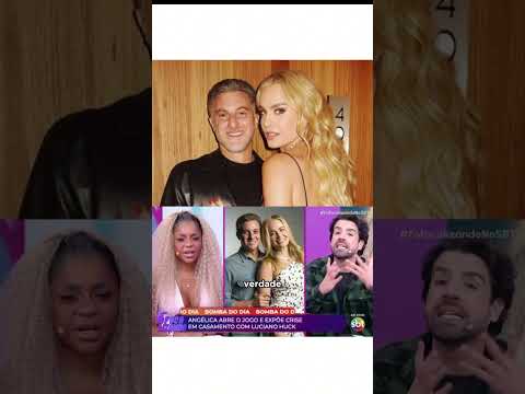 Angélica revela crises no casamento com Luciano Huck