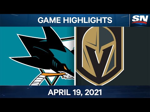 NHL Game Highlights | Sharks vs. Golden Knights – Apr. 19, 2021