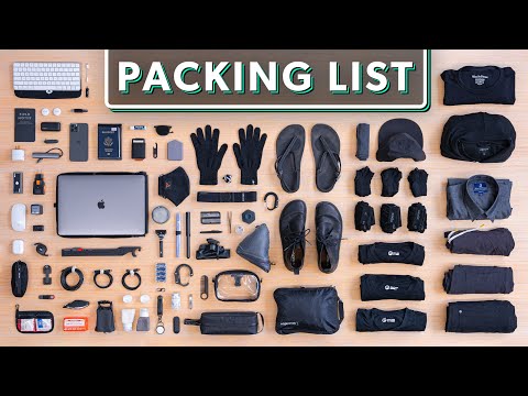 The Ultimate Digital Nomad Packing List V2 | 80 Essentials For Minimalist Carry On Travel Video