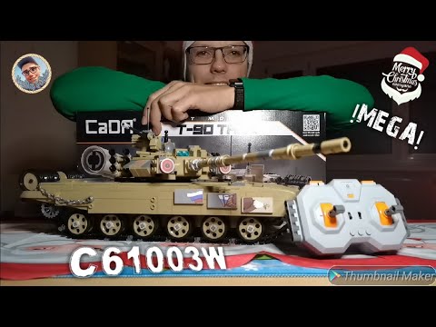 Geiles Teil, zur Weihnachtszeit! 🎅CaDA T-90 Panzer🎄C61003W