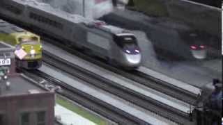 preview picture of video 'Lionel Amtrak Acela in HD'