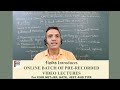 Pre Recorded Online Classes For CSIR NET GATE JEST TIFR In Physical Sciences