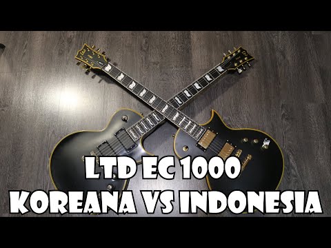 LTD EC 1000 KOREANAS VS LTD EC 1000 INDONESIA. Diferencias de construcción.