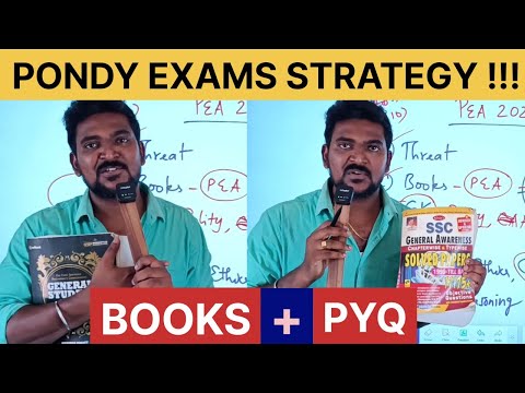 PONDY EXAMS (UDC/LDC)-க்கு எப்படி படிக்கணும் | PEA Syllabus, Books, Motivation