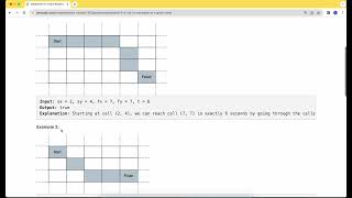 YouTube video 'Leetcode 2849 Determine if a Cell Is Reachable at a Given Time'