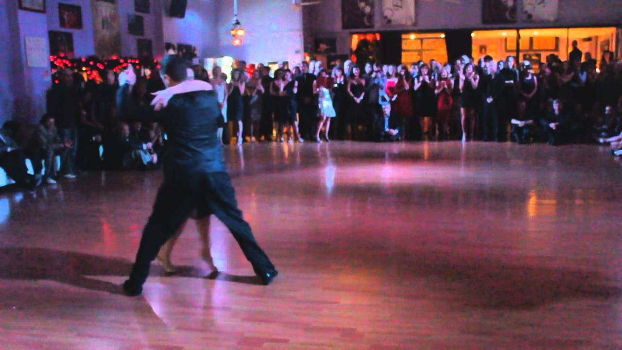 Claudio Forte e Barbara Carpino - Christmas Milonga Siracusa 23-12-2015 (2)