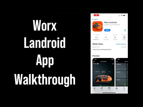Worx Landroid App Walkthrough Latest Update Version 2.1.3
