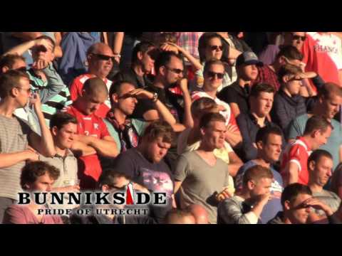 Bunnikside tijdens FC Utrecht  - PSV 1-2  2016 - 2017
