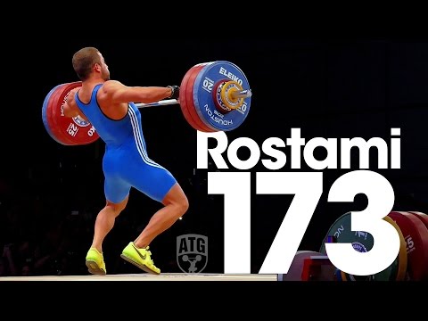 Kianoush Rostami 173kg Snatch 2015 World Weightlifting Championships