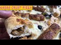 Kabab Stuffed Pizza | Kabab Crust Pizza | Kebab Fil in Pizza Crust |👨‍🍳Chef Faizan |🇵🇰 KWF