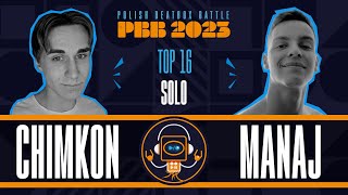 Chimkon vs Manaj 🎤 Polish Beatbox Battle 2023 🎤 Solo 1/4