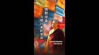 观音山 中华大悲法藏佛教会住持  龙德严淨仁波切：佛教學者與修行者的差異
