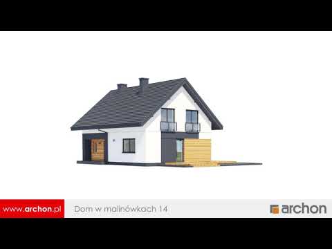Dom w malinówkach 14 – Prosty i tani w budowie dom I ARCHON+ Projekty Domów