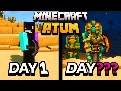 Adrian - I Spent 100 Days in the Atum Dimension in Minecraft... Here's What Happened...