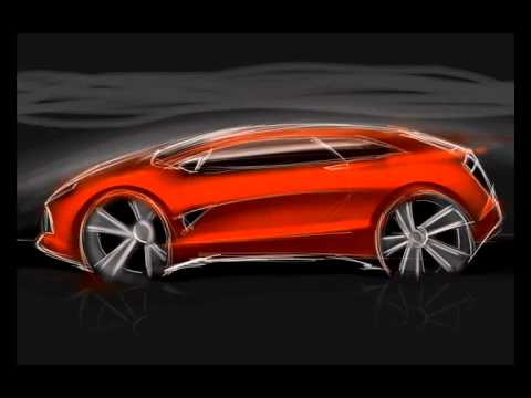 Car sketch rendering, video tutorial di Antonio Paglia