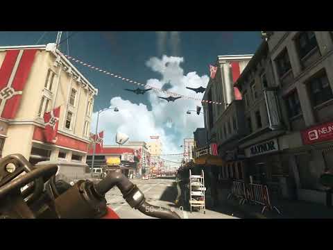 Wolfenstein: The New Colossus Horten Ho 229 Bomber Planes Flyby