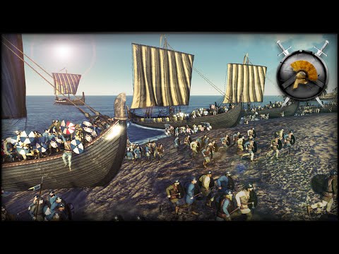 VIKING D-DAY! - Age of Vikings Total War Mod Gameplay