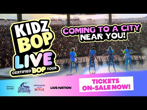 KIDZ BOP LIVE Certified BOP Tour! COMING TO A CITY NEAR YOU! - TICKETS ON SALE NOW!