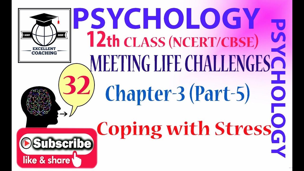 #Psych#Psychology||#12th||#Meeting Life Challenges ||#Coping with Stress||#Chap 3||#Part 5