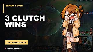 3 Clutch Wins by Yuuhi | 千燈ゆうひ LoL Highlights