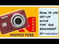 KODAK PixPro FZ55 Setup Guide Instructions Tips For Beginners