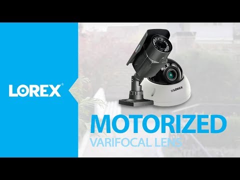 Motorized Varifocal Security Cameras