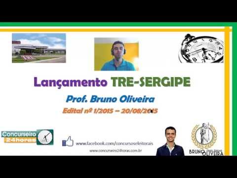 Lançamento Edital TRE/Sergipe - C24h
