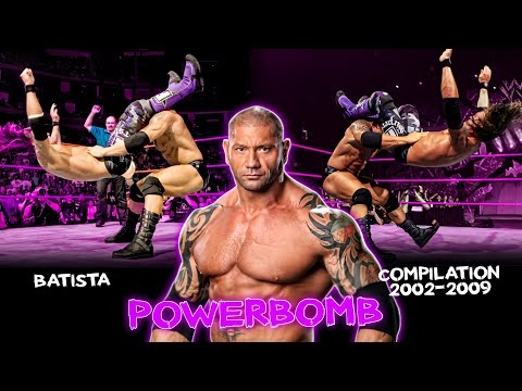Batista Powerbomb Compilation (2002–2009) | The Animal's Most Devastating Finishers