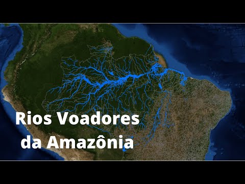 Rios Voadores da Amazônia - Distribuição da Água [Amazônia] - (evaporação)
