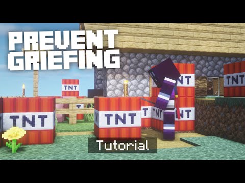 How To Prevent GRIEFING On Your Minecraft Server