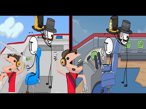 Henry Stickmin Original vs Remake - Rapidly Promoted Executive, BEEEEEEEE comparison (ITA)