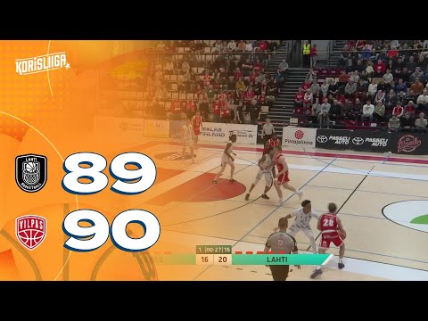 Salon Vilpas vs. Lahti Basketball - Game Highlights