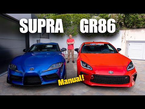 Toyota Supra Manual vs GR86 Manual: Worth 2X The Price?