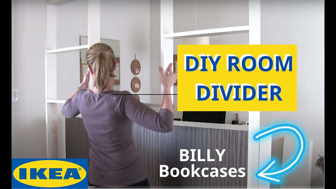 DIY Room Divider That Actually Looks Good | IKEA Billy Hack