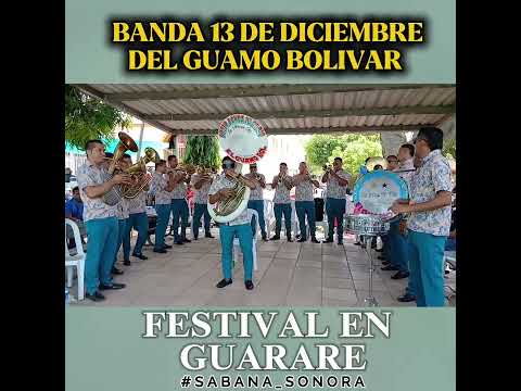 Festival en guarare banda 13 de diciembre del guamo Bolívar #sabana_sonora 