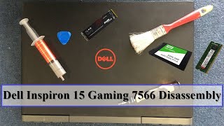 Dell Inspiron 15 Gaming 7566 Disassembly | Thermal Compound Replacement