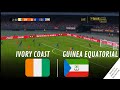 COTE D'IVOIRE - GUINEE EQUATORIALE Coupe d'Afrique des Nations 2023 | Simulation de jeu vidéo