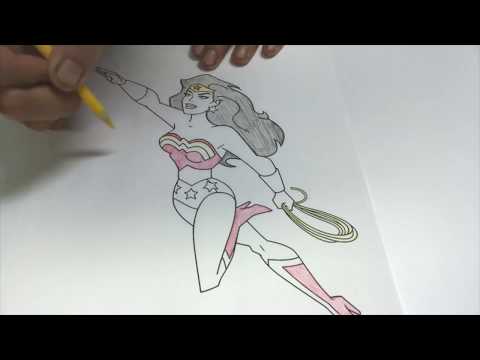 Wonder Woman Coloring Page