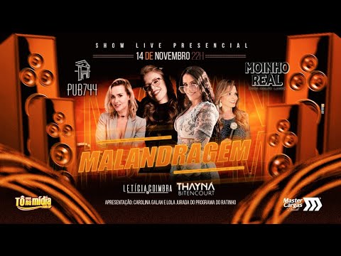 LIVE SHOW LETÍCIA COIMBRA E THAYNÁ BITENCOURT