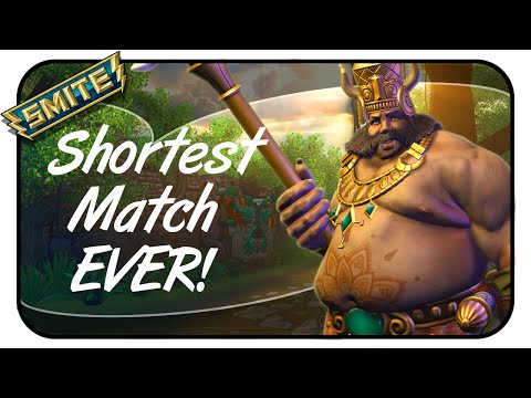 Smite #122 - Nur 17 Sekunden: Shortest Match EVER! | Kumbhakarna | Siege 4v4